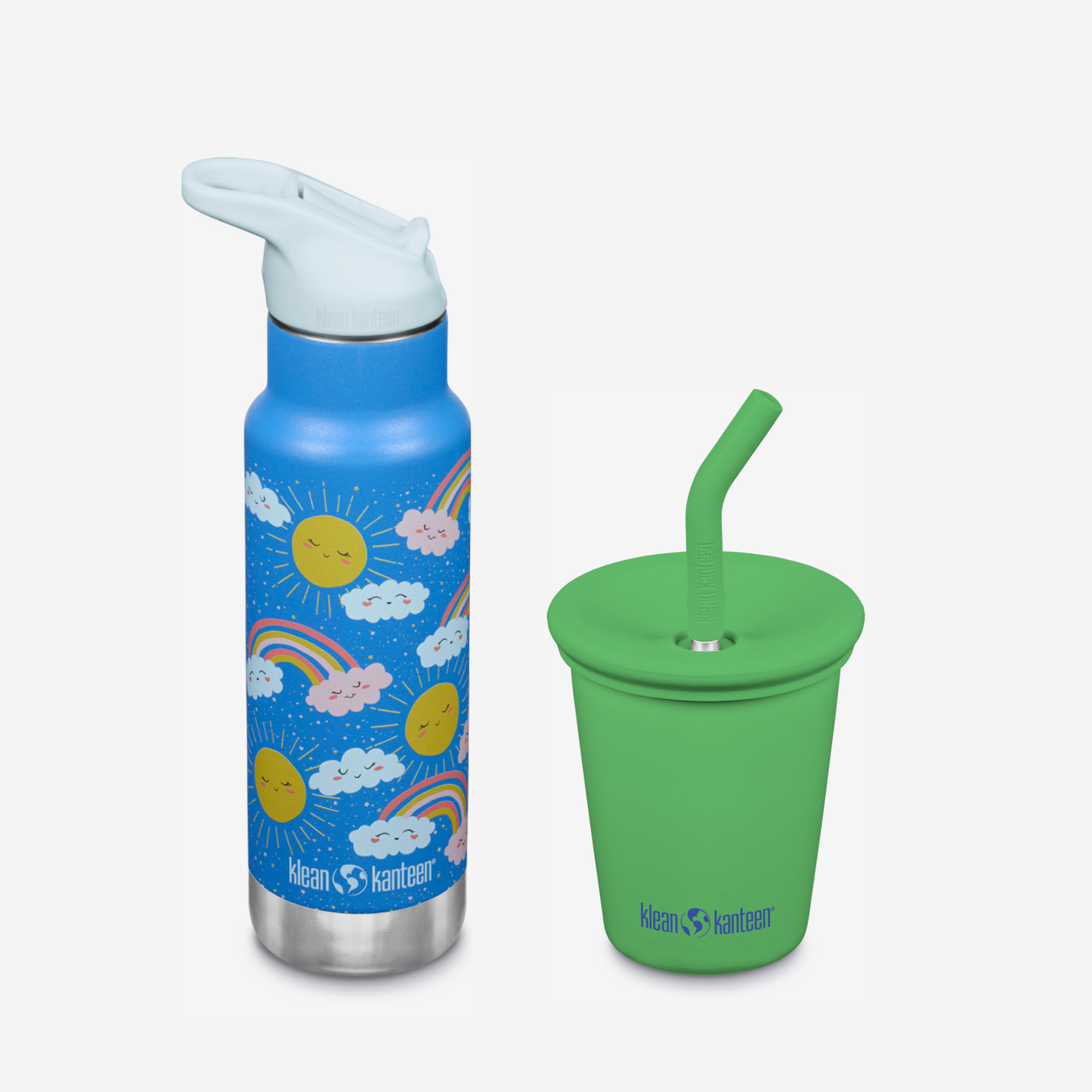 kid-s-sippy-cup-and-water-bottle-set-i1 KK-Kids-SippyCupandWaterBottleSet-VibrantGreen-Rainbows.png