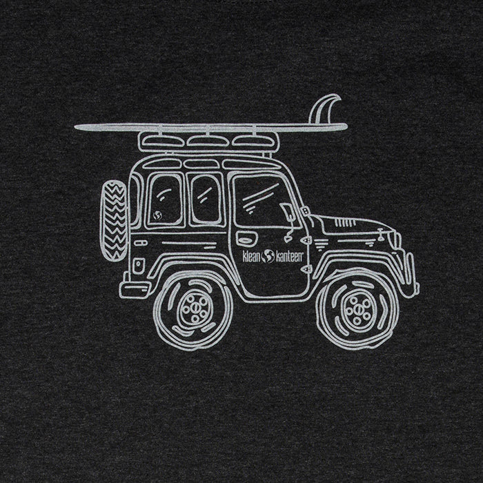 adventure-vehicle-t-shirt-x2 klean_shirt_jeep_front_closeup_lifestyle.jpg